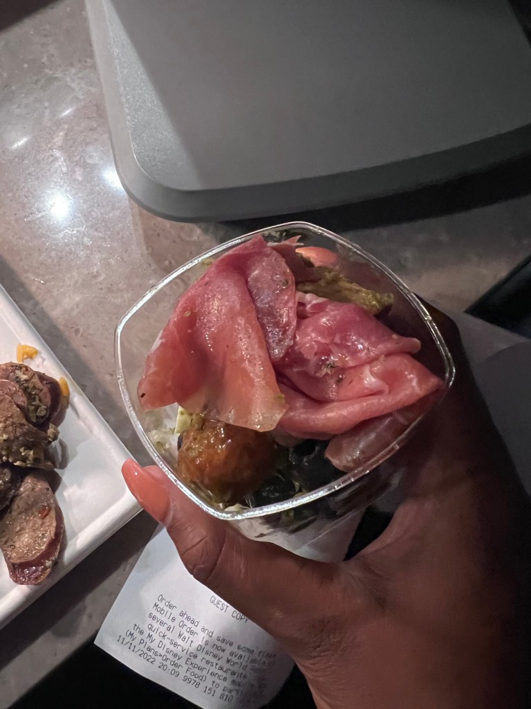 Charcuterie found in Spain at the EPCOT International Food and Wine Festival 