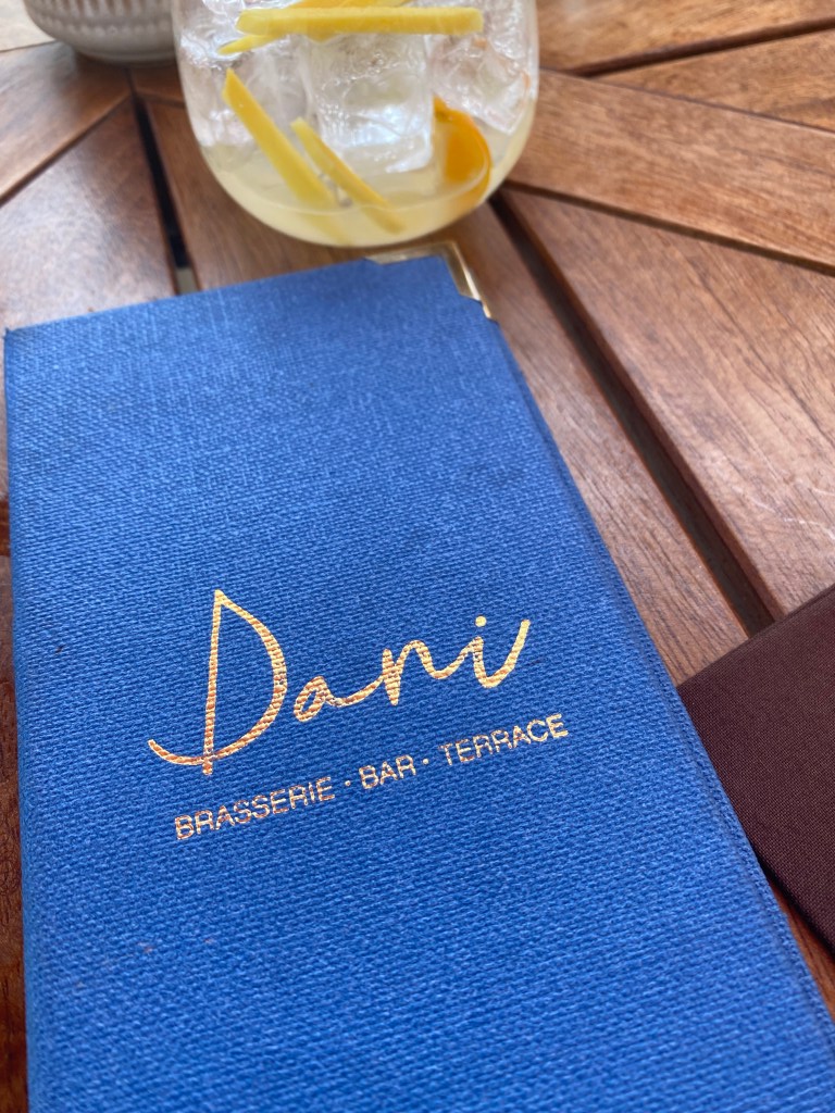 Menu at Dani at Four Seasons Madrid