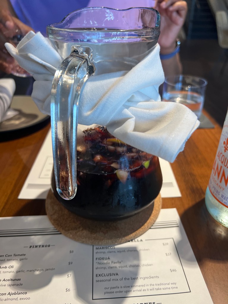 pitcher of sangria 