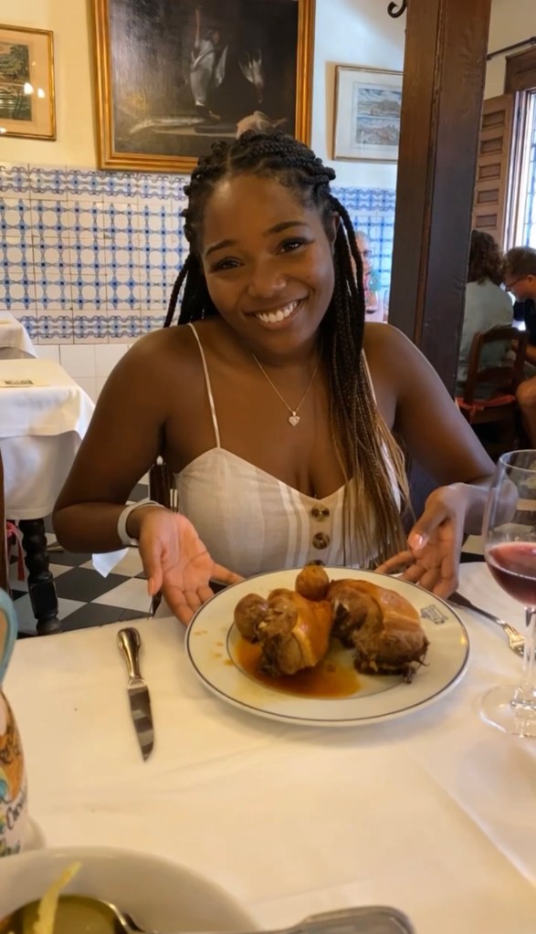 The greatest suckling pig we had during our three days in Madrid. 